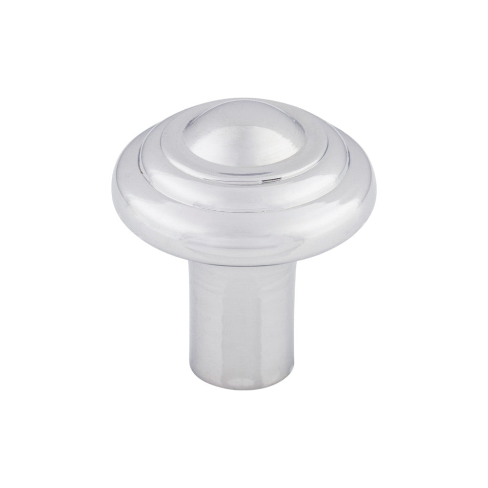 Top Knobs - Aspen II Button Round Knobs 1 1/4" Polished Chrome