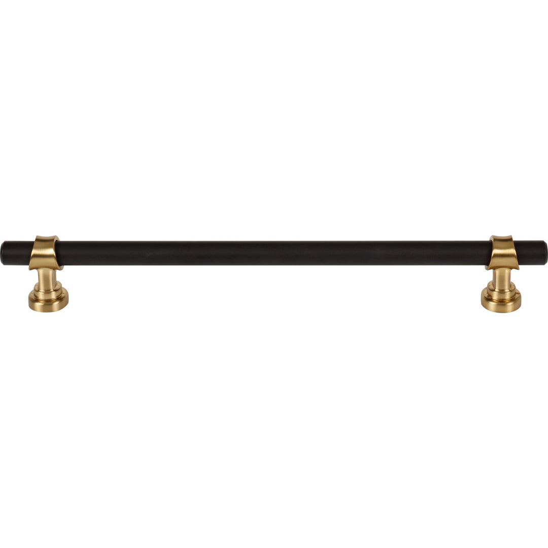 Top Knobs - Bit Bar Pulls (M1197) 8 13/16" Flat Black and Honey Bronze
