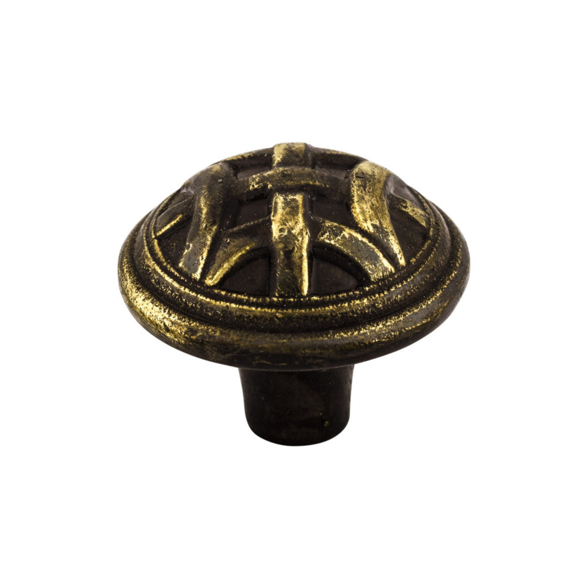 Top Knobs Celtic Round Knob in Dark Antique Brass