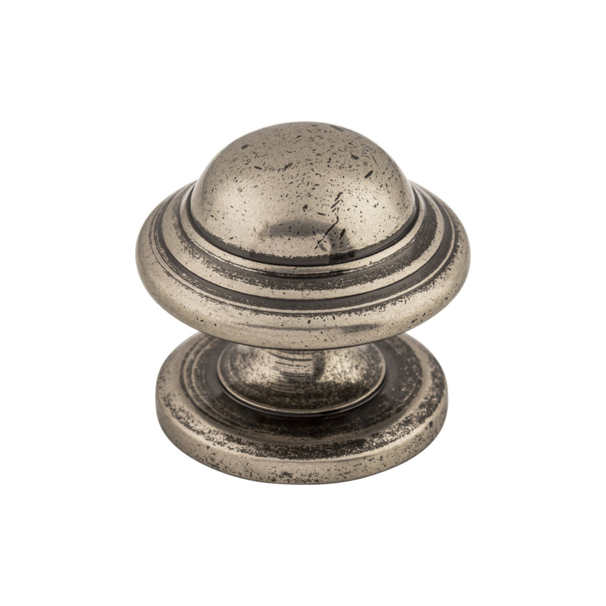 Top Knobs - Empress Round Knobs Pewter Antique