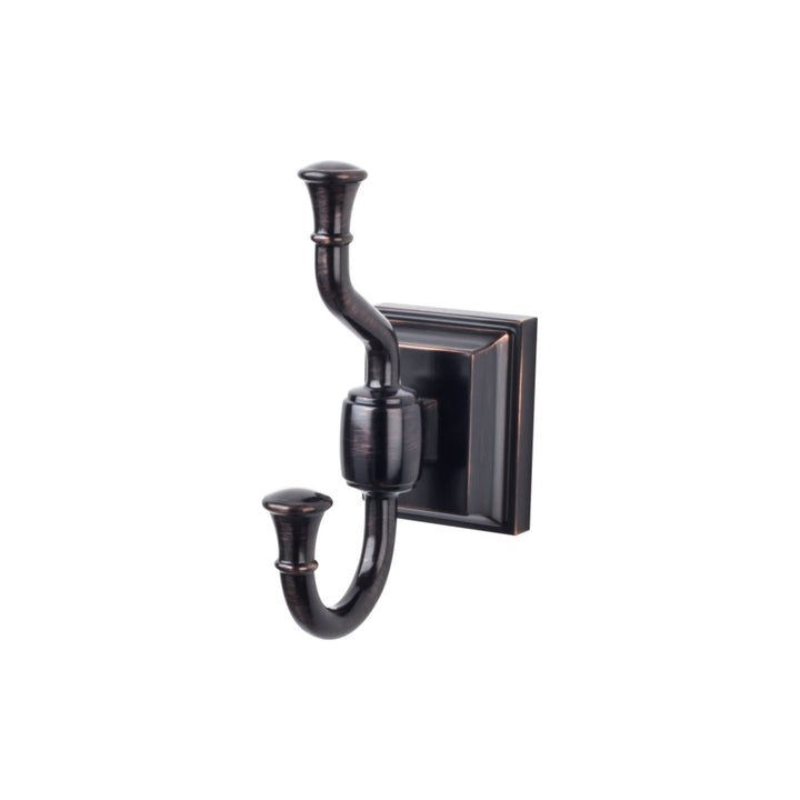 Top Knobs - Stratton Bath Double Hooks Tuscan Bronze