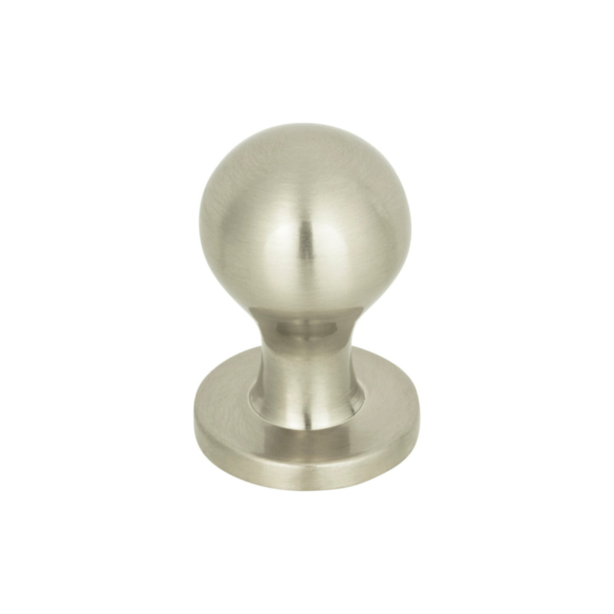Atlas Nipple Round Knob in Brushed Nickel