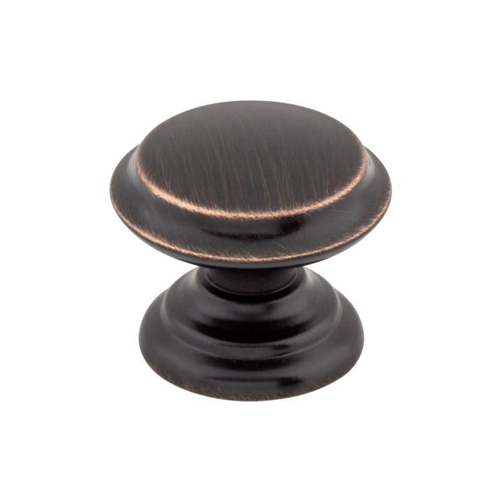 Top Knobs - Flat Top Round Knobs Tuscan Bronze