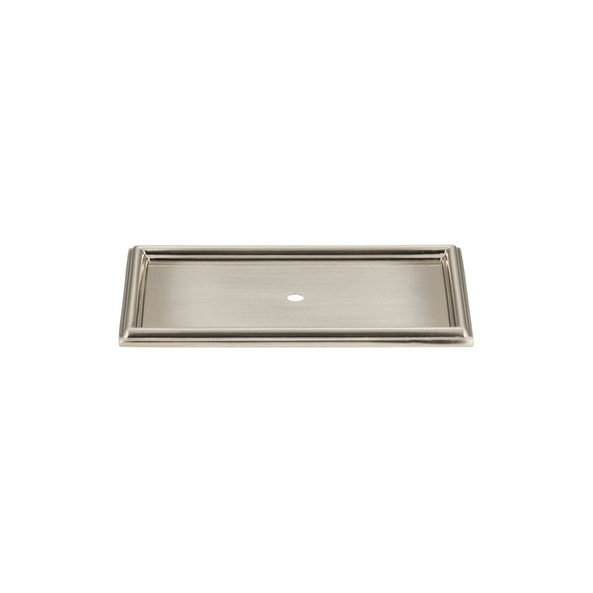 Atlas Campaign Rope Knob Backplate in Brushed Nickel