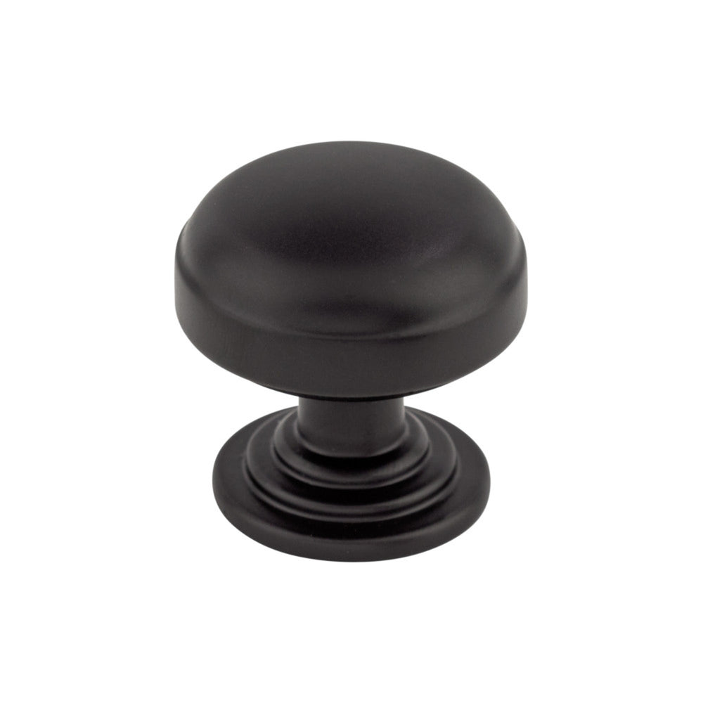 Top Knobs - Ellis Mushroom Knobs Flat Black