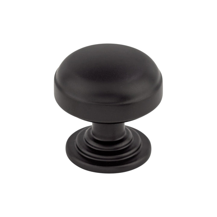 Top Knobs - Ellis Mushroom Knobs Flat Black