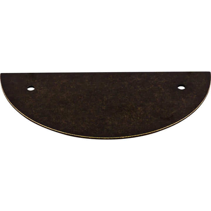Top Knobs - Half Circle Pull Backplates German Bronze