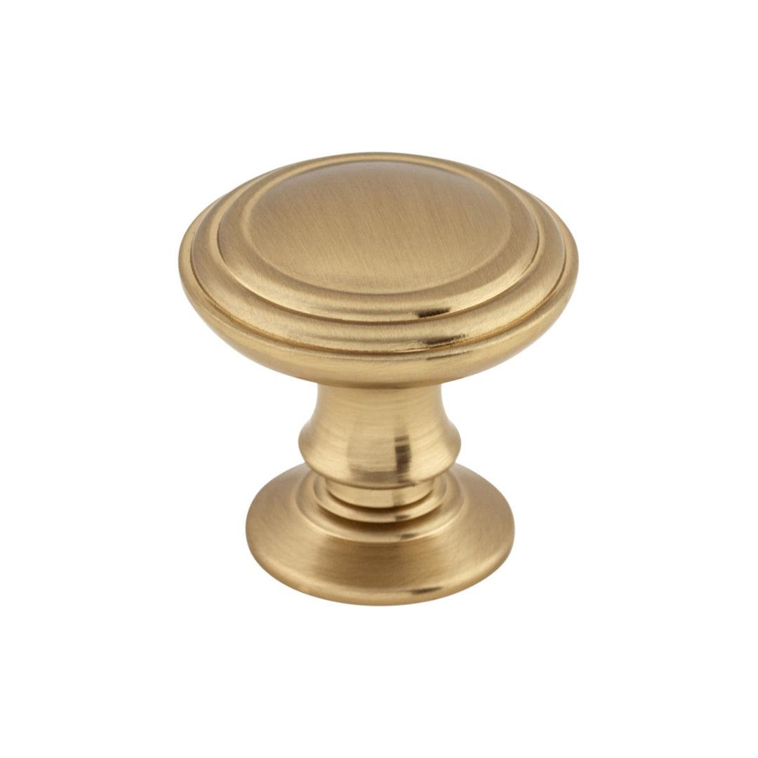 Top Knobs - Reeded Round Knobs 1 1/4" Honey Bronze