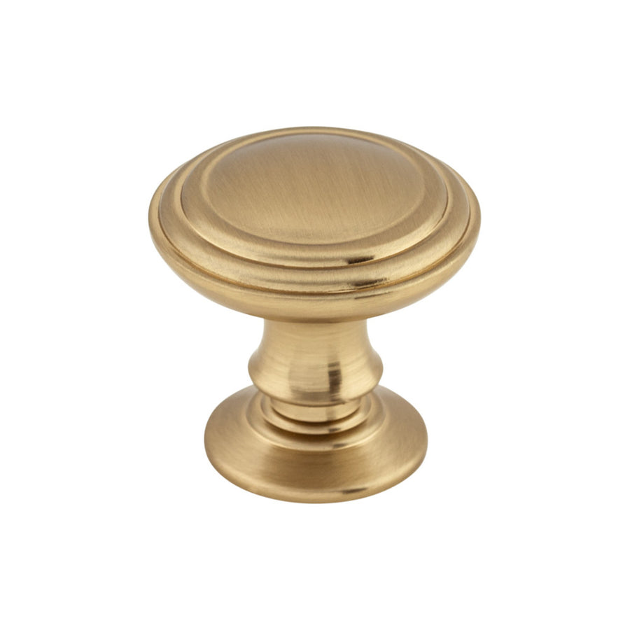 Top Knobs - Reeded Round Knobs 1 1/4" Honey Bronze