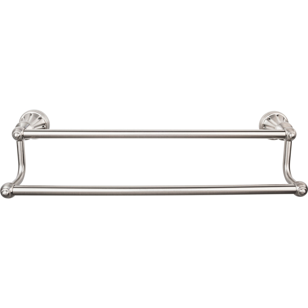 Top Knobs - Hudson Bath Towel Bar Doubles 30" Brushed Satin Nickel
