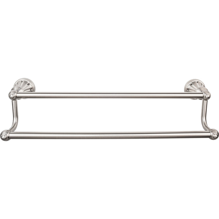 Top Knobs - Hudson Bath Towel Bar Doubles 30" Brushed Satin Nickel
