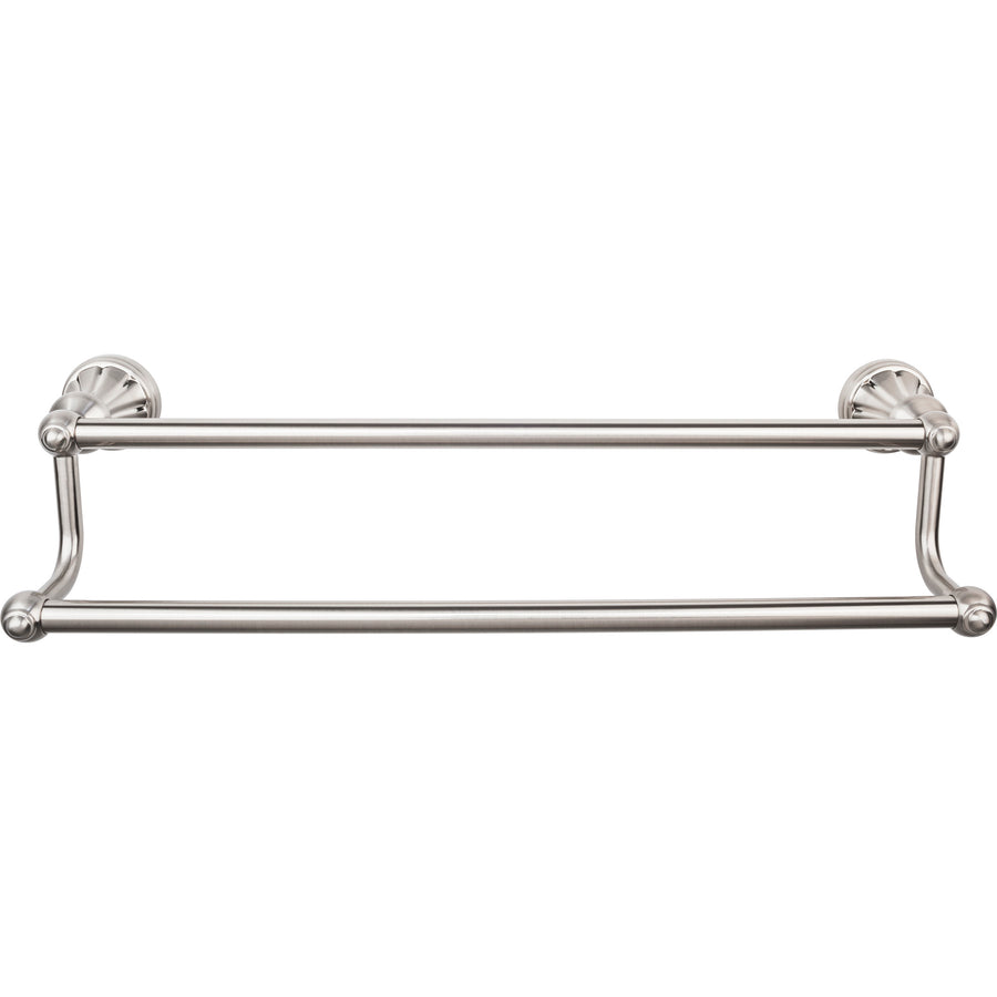 Top Knobs - Hudson Bath Towel Bar Doubles 30" Brushed Satin Nickel