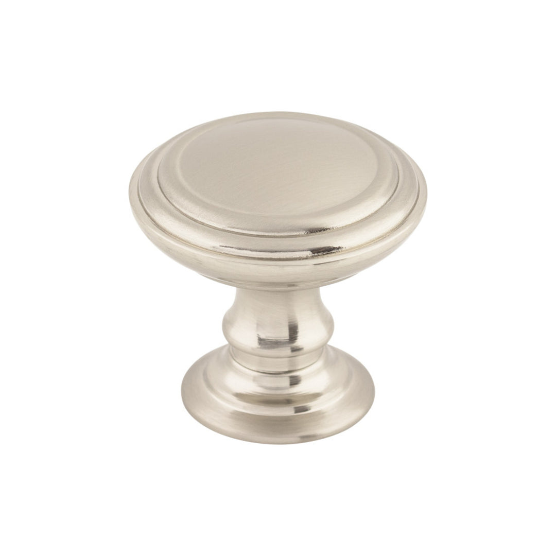 Top Knobs - Reeded Round Knobs 1 1/2" Brushed Satin Nickel