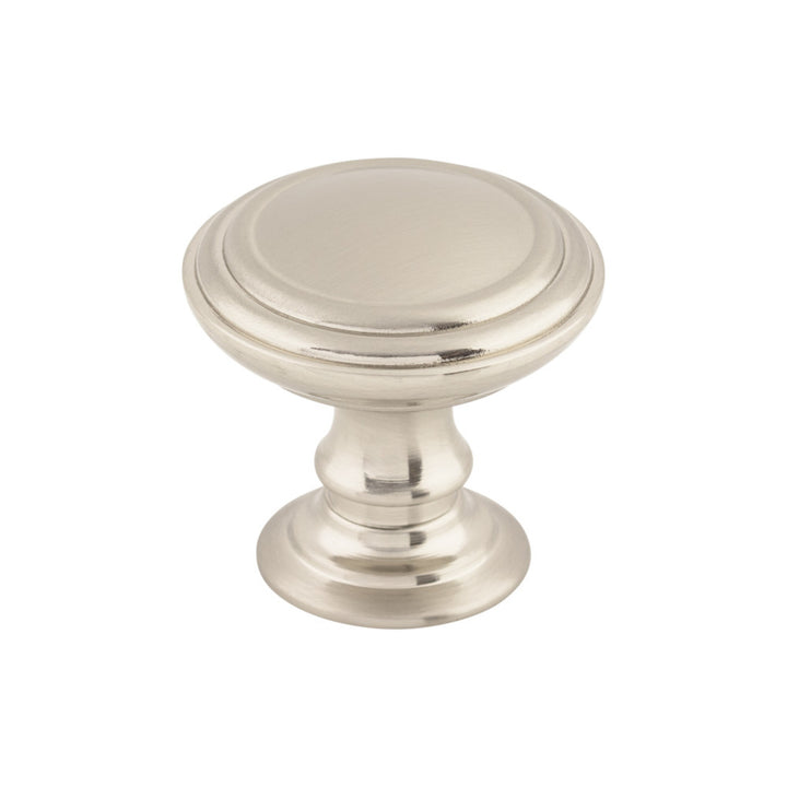 Top Knobs - Reeded Round Knobs 1 1/2" Brushed Satin Nickel