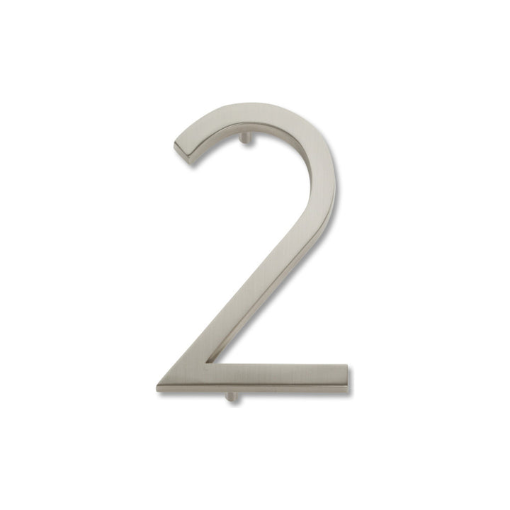 Atlas - Modern Avalons (#2) 4 1/2" Brushed Nickel