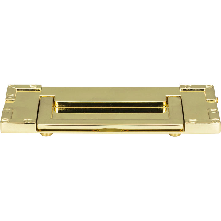 Atlas - Campaign L-Bracket Drop Pulls Polished Brass