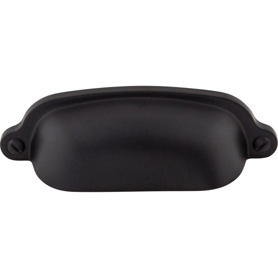 Top Knobs - Charlotte Cup/Bin Pulls Flat Black