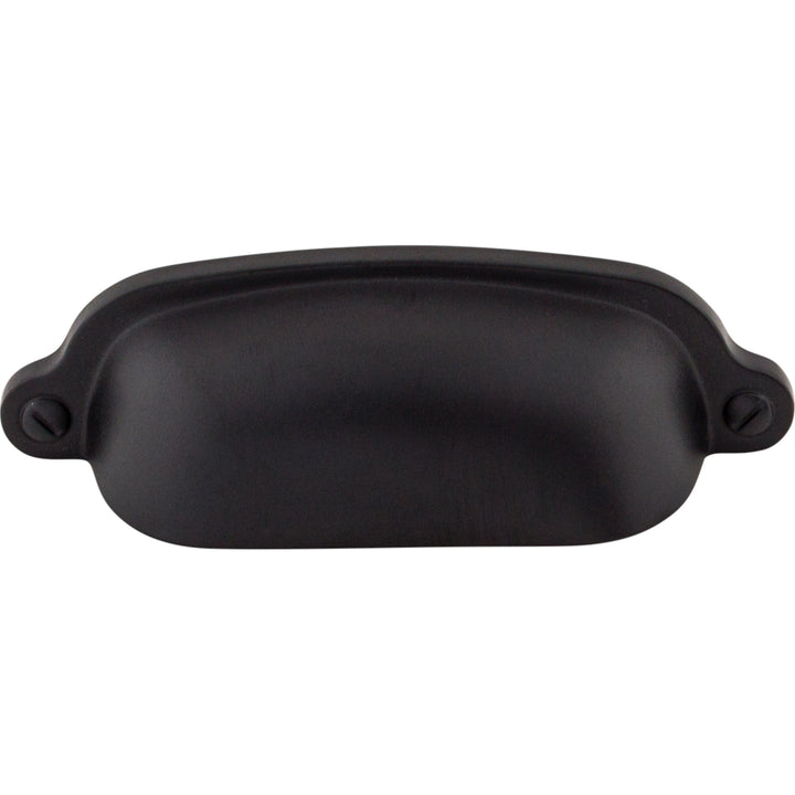 Top Knobs - Charlotte Cup/Bin Pulls Flat Black